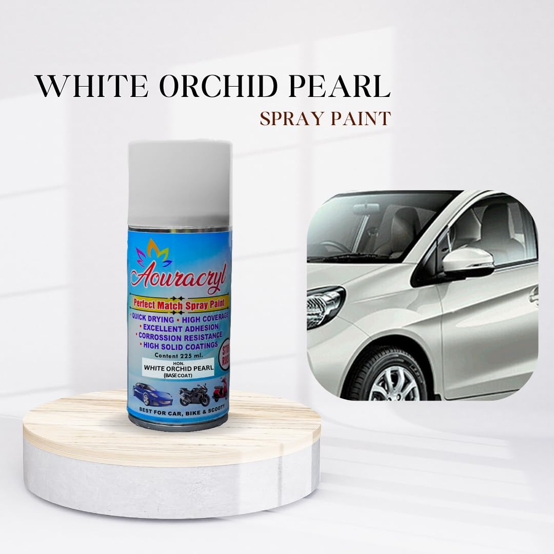 AOURACRYL PU 2K Spray Paint White Orchid Pearl (RC Colour Name) +